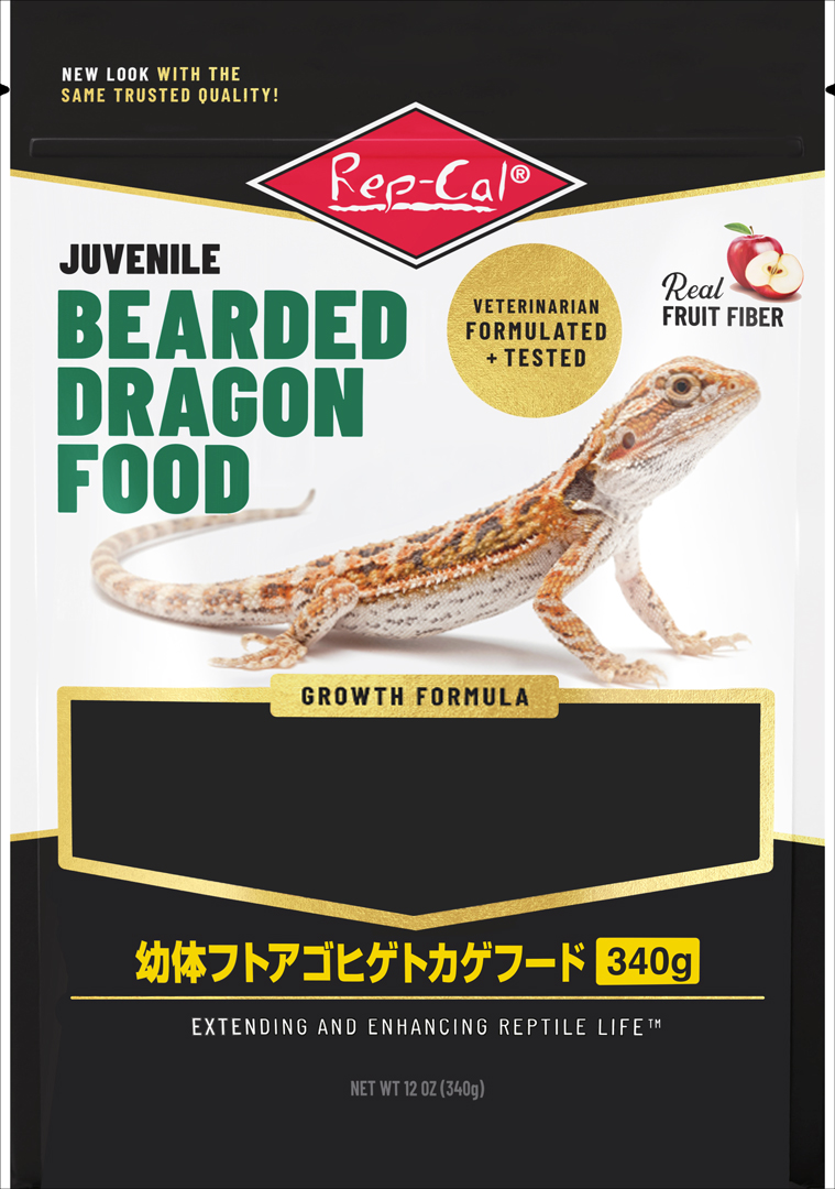 幼体フトアゴヒゲトカゲフード340g パッケージ
