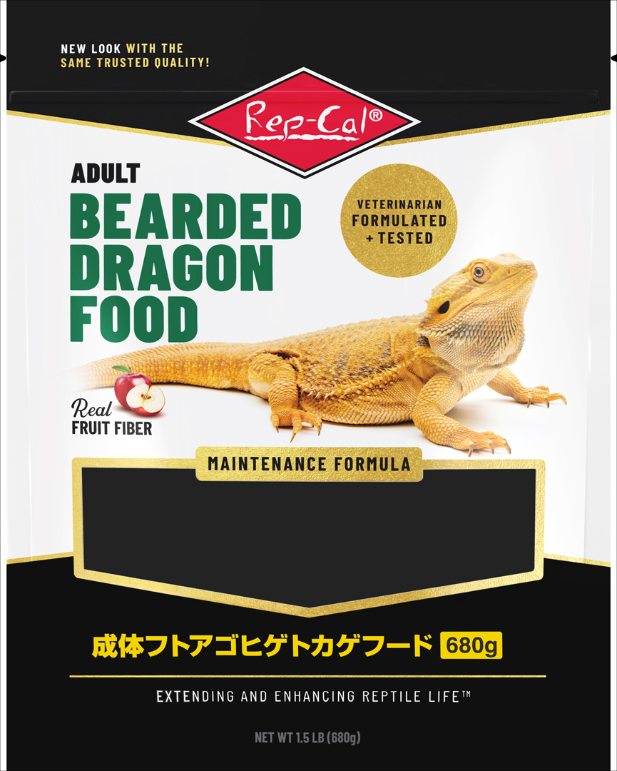 成体フトアゴヒゲトカゲフード680g パッケージ