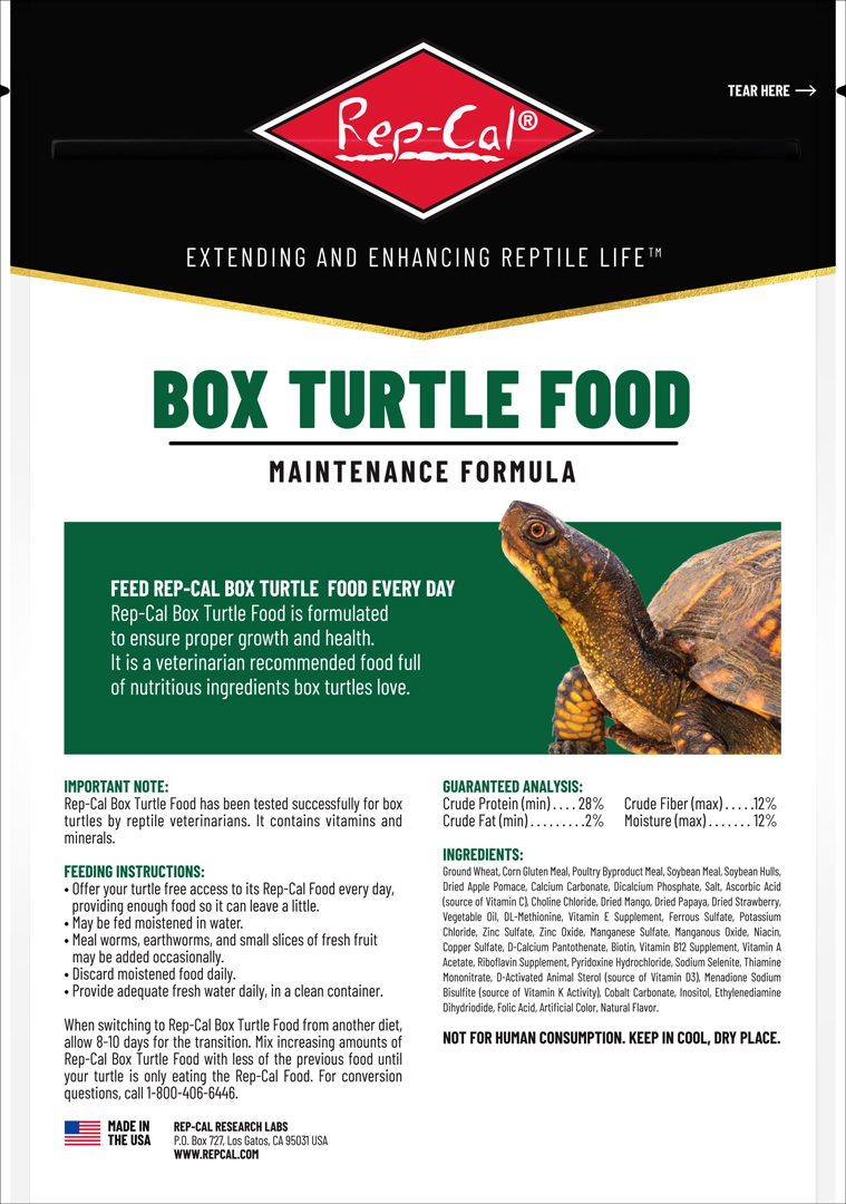 ハコガメフード340g パッケージ裏面