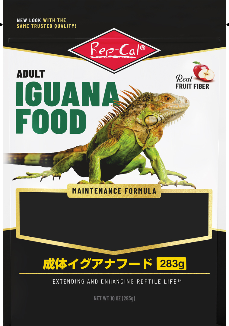 成体イグアナフード283g パッケージ