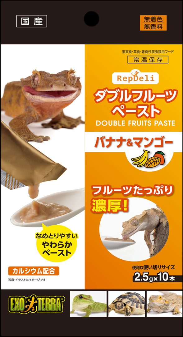 ダブルフルーツペーストバナナ&マンゴー パッケージ正面