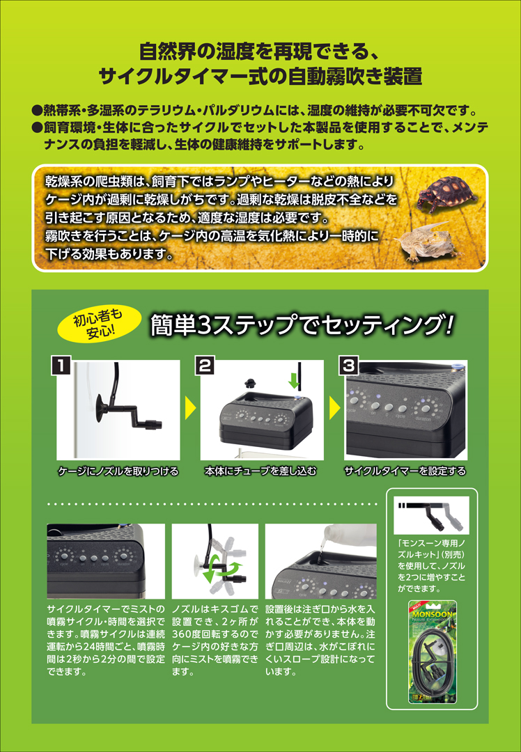 モンスーンソロ パッケージ右側面